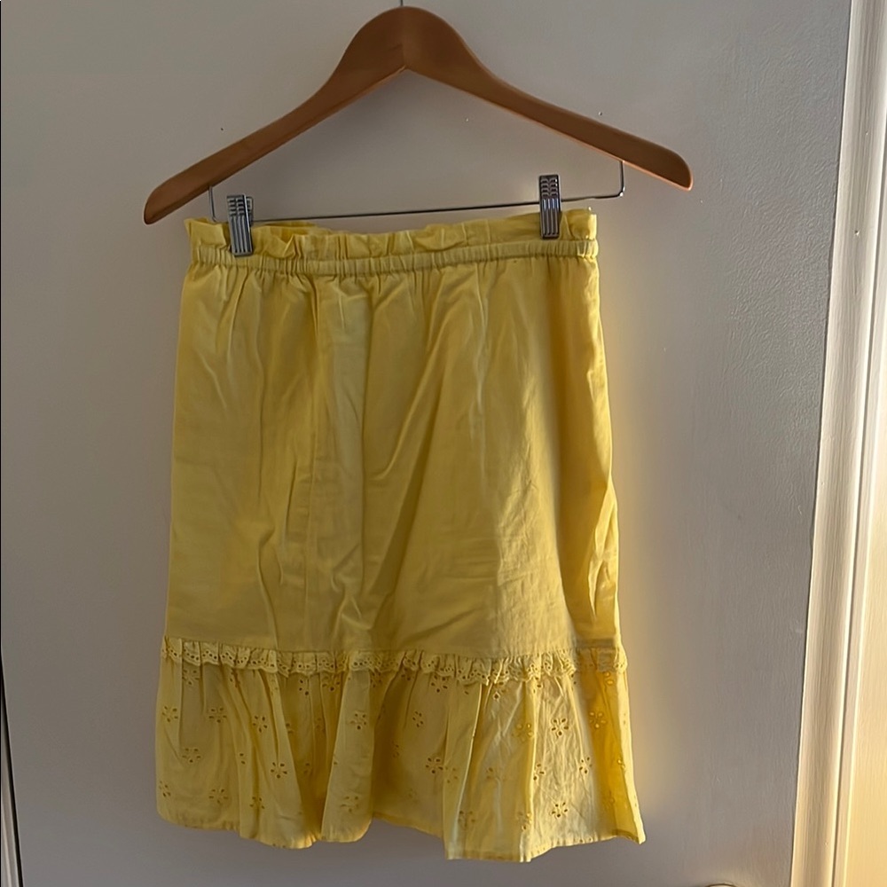 J. Crew Yellow Pencil Skirt